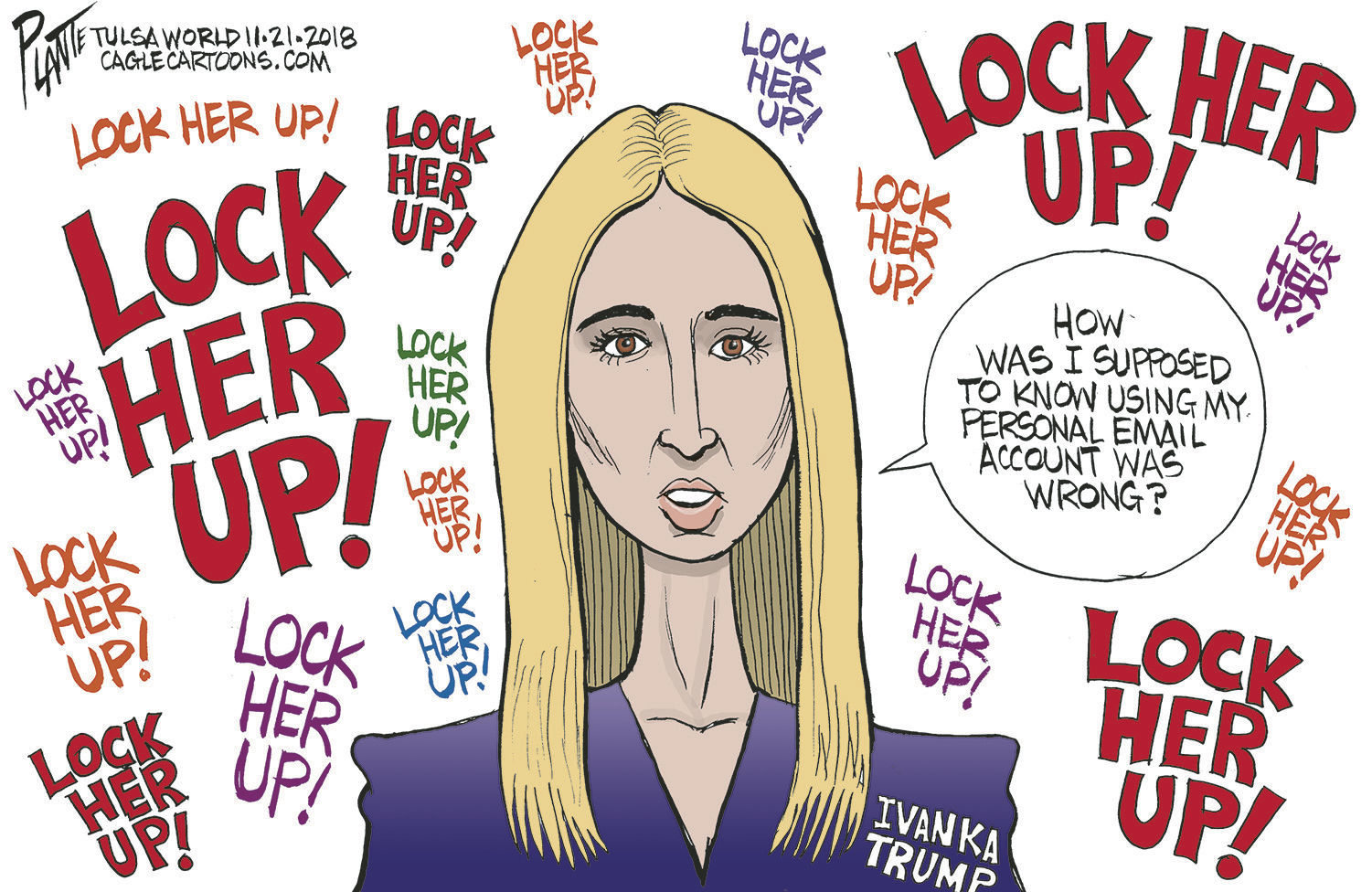 Bruce Plante Cartoon: Ivanka Trump